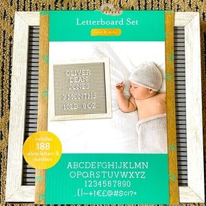 New Letterboard w/ letters and characters